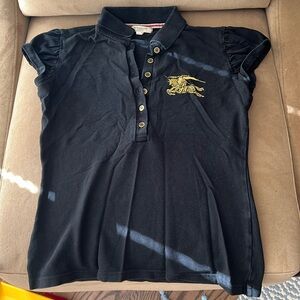 Burberry women black polo